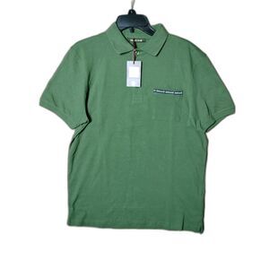 Roberto Cavalli Green Polo shirt MEDIUM